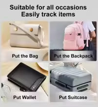 Slim Wallet Tracker Card iPhone Smart Tag Work with Find My (iOS Only) Air-Tag Bluetooth Search GPS Locator Wallet Finder Card